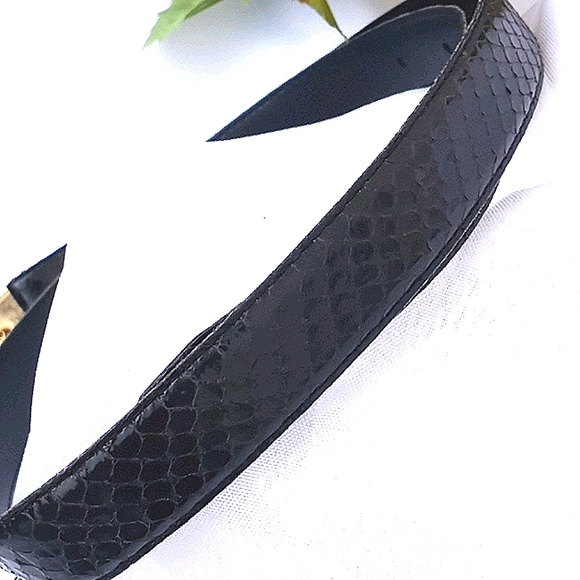 Leather Shop Snakeskin Belt - Picture 6 of 7